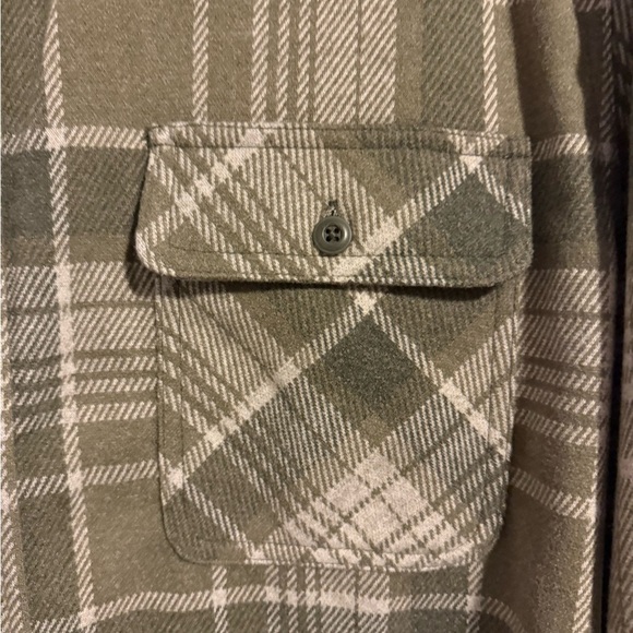 Frye & Co Men's Plaid Fleece Shirt Size L - Picture 3 of 6